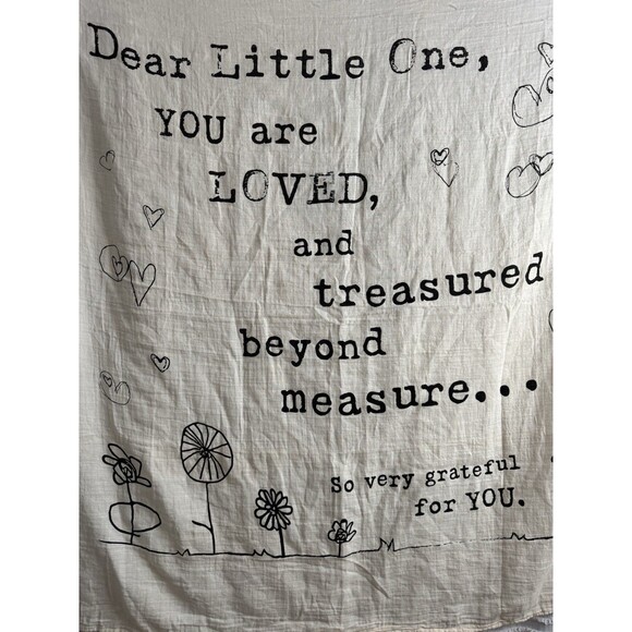 Dear Little One Photo Swaddle True By Kelly Rae Roberts Measures 50”x48” Cream - Picture 5 of 9